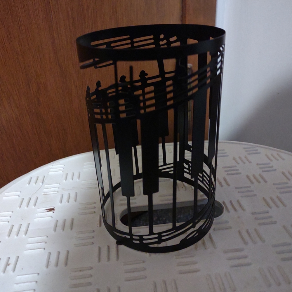 Scentsy Shadow Black Melody Insert Marker Art Only New 5 1/2" x 4"